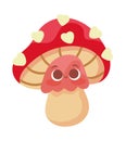 autumn kawaii mushroom