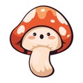 autumn kawaii mushroom