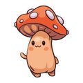 autumn kawaii mushroom