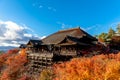 Autumn Kiyomizu Temple, Kyoto, Japan, Royalty Free Stock Photo