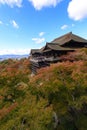 Autumn in Kiyomizu Temple, Kyoto, Japan Royalty Free Stock Photo