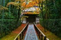 Autumn at Koto-in a Sub Temple of Daitokuji Temple in Kyoto Royalty Free Stock Photo