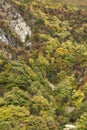 Autumn ladscape with forest around Krichim Reservoir, Rhodopes Mountain, Bulgaria