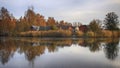 Autumn on the lake Royalty Free Stock Photo