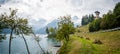 Autumn on the Lake Ledro Royalty Free Stock Photo