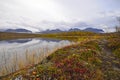 Autumn lake scenery Royalty Free Stock Photo