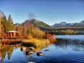 Autumn Lake Scenery Royalty Free Stock Photo