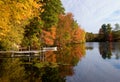 Autumn Lakeshore Royalty Free Stock Photo