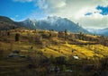 Autumn landscape in Carpathians