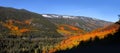 Autumn landscape in Colorado rocky mountains Royalty Free Stock Photo