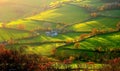 Autumn landscape in East Devon Royalty Free Stock Photo