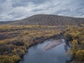 Autumn landscape in Hulun Buir