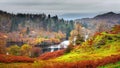 Autumn landscape. in Lake District.