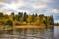 Autumn landscape of Mon Repos Park