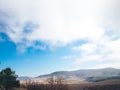 Autumn landscape in a mountainous area