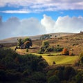 Autumn landscape in the mountains - Romania Royalty Free Stock Photo