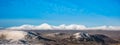 Autumn landscape in the mountains of Scotland with the first snow - Shee of Ardtalnaig, Creagan na Beinne, Meall nan Eanchainn