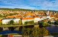 Old Town of Czech city of Pisek Royalty Free Stock Photo