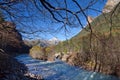 Autumn landscape in Ordesa National Park, Pyrenees, Huesca, Aragon, Spain Royalty Free Stock Photo