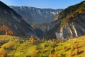 Autumn landscape panorama romania