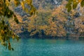 Autumn landscape at Plitvice Lakes National Park, Croatia Royalty Free Stock Photo