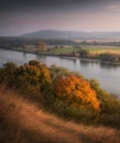 Autumn Landscape with River Royalty Free Stock Photo