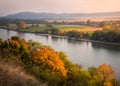 Autumn Landscape with River Royalty Free Stock Photo