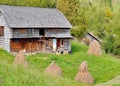 Romania Autumn Landscape in Traditional Village Royalty Free Stock Photo