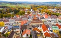 Autumn landscape of Weitra, Austria