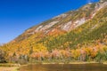 Autumn landscape in White mountain National forest, New Hampshi Royalty Free Stock Photo