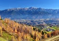 Romania Autumn Landscape in Traditional Village Royalty Free Stock Photo