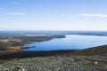 Autumn landscape in Yllas Pallastunturi National Park, Lapland, Finland