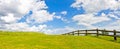 Autumn lawn panorama