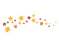autumn leaf logo vector icons