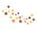 autumn leaf logo vector icons Royalty Free Stock Photo