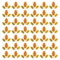 Autumn leaf seamless background Royalty Free Stock Photo