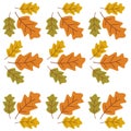 Autumn leaf seamless background Royalty Free Stock Photo