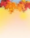 Autumn leaves background