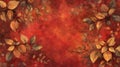 Autumn Leaves Background Red Orange Gold Brown Texture Royalty Free Stock Photo