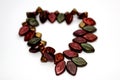 autumn leaves bracelet jewelry bronze shades Royalty Free Stock Photo