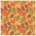 Autumn Leaves Pattern C Royalty Free Stock Photo