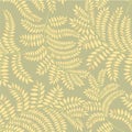 Autumn leaves seamless pattern