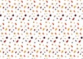 Autumn leaves seamless pattern. Fall background design vector