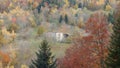 Autumn in livradois-forez, auvergne, france Royalty Free Stock Photo