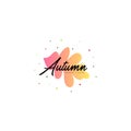 Autumn logo template. Logo template for your business