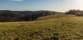 Autumn on Loucka in Slezske Beskydy mountains in Czech republic