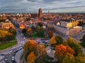 Autumn in the Main Town of Gdansk. Poland Royalty Free Stock Photo
