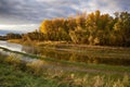 Autumn Manitoba River Sunset