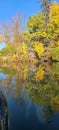 Autumn on Mantrap Lake Royalty Free Stock Photo