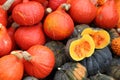 Autumn market. Pumpkins Royalty Free Stock Photo